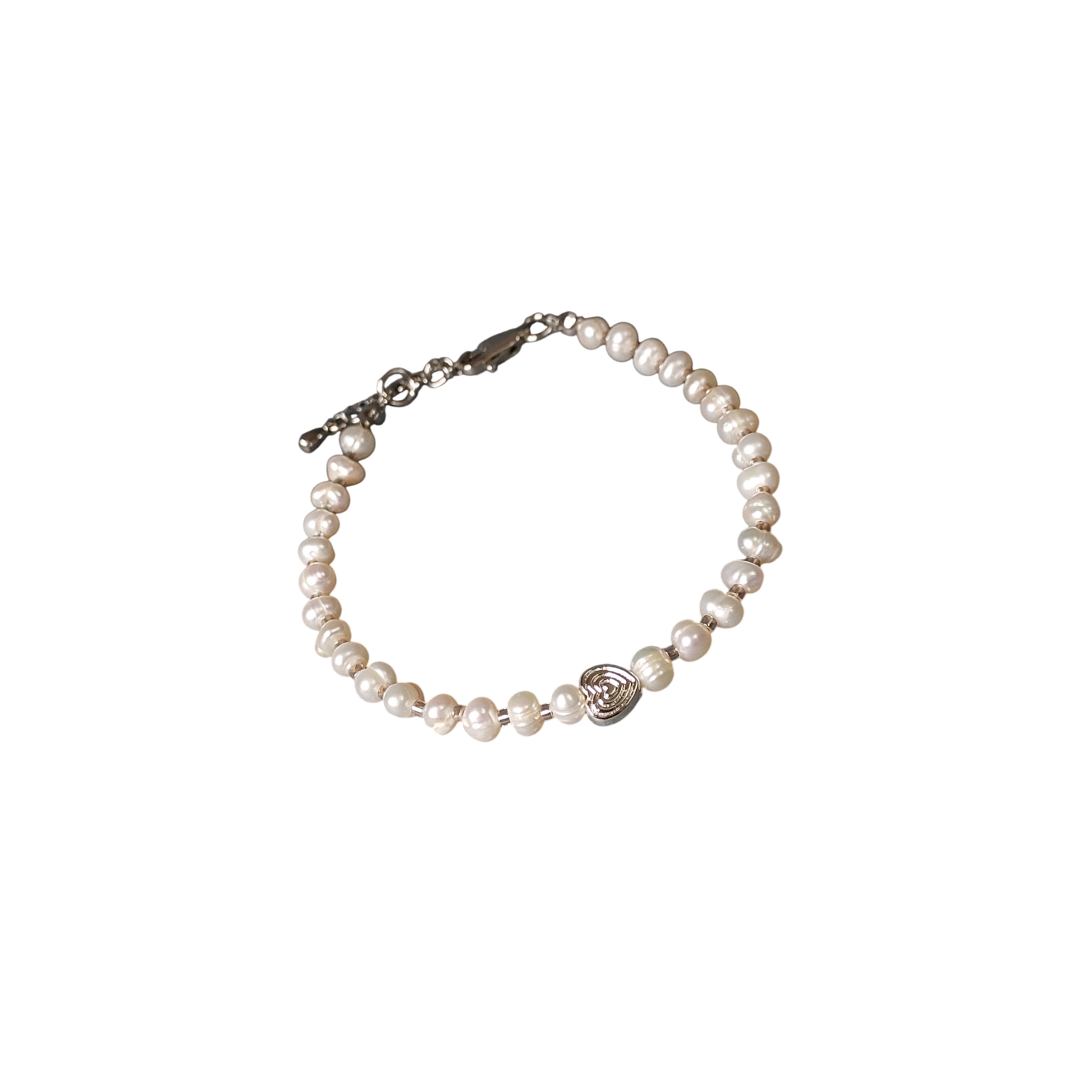 Браслет з перлин на замочку